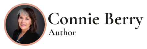Connie Berry Author Text Logo with portrait